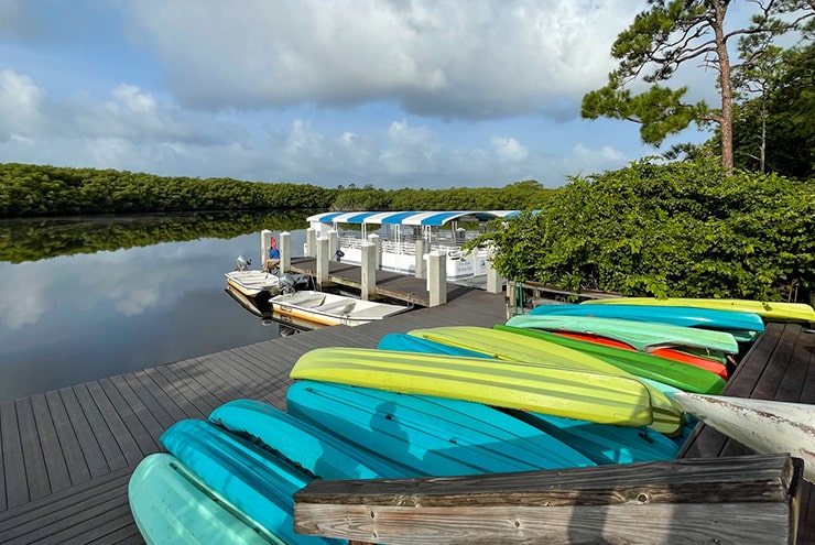 kayak launch and waterway in martin county