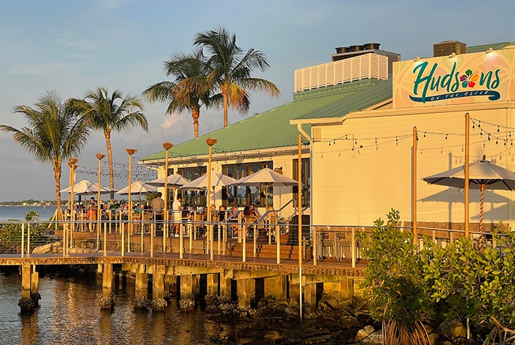 exterior of hudsons on the river in martin county