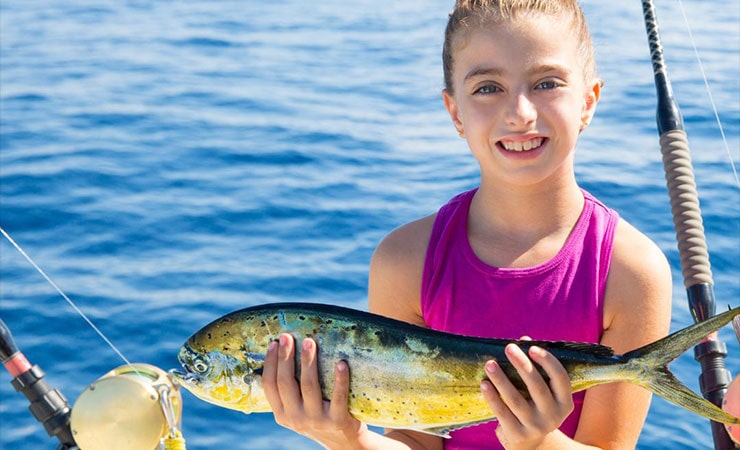 Martin County Events - Girl holding fish