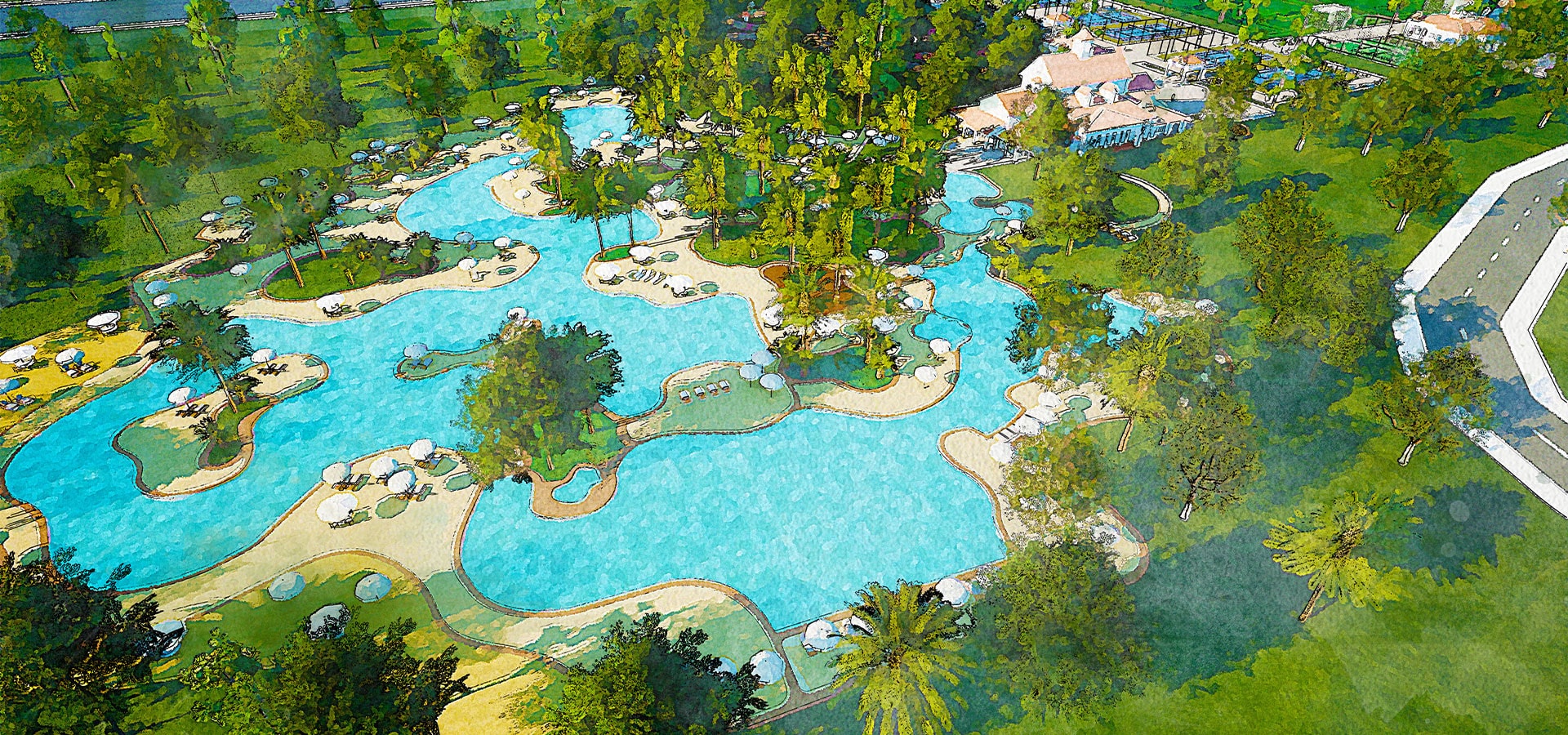 Storie FL Community Pool Concept - Rendering