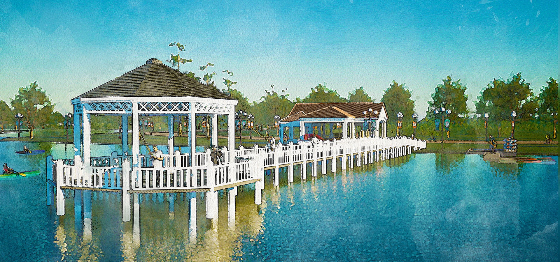 Storie Florida Lakeside Park Rendering
