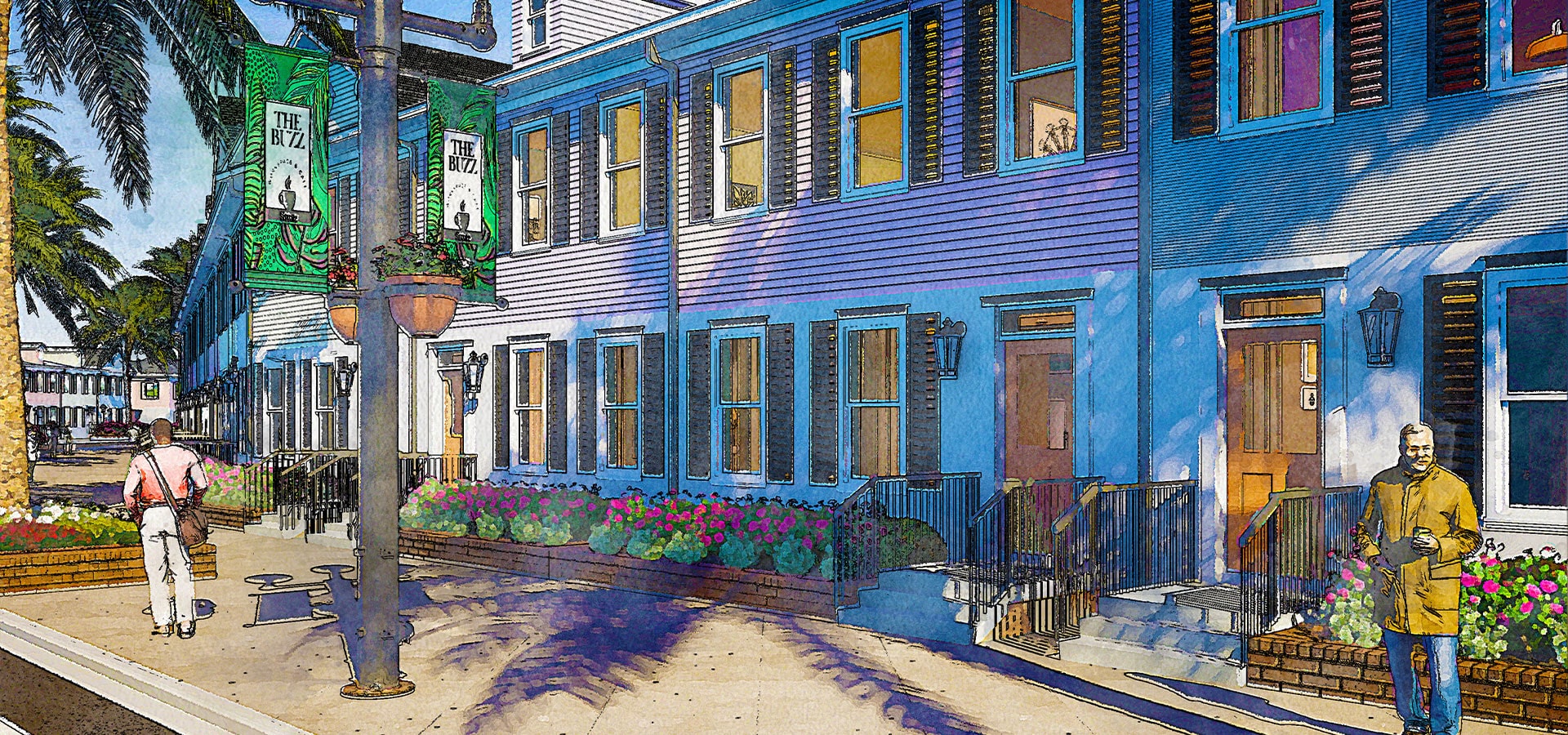 Storie Neighborhood Streetscape Rendering