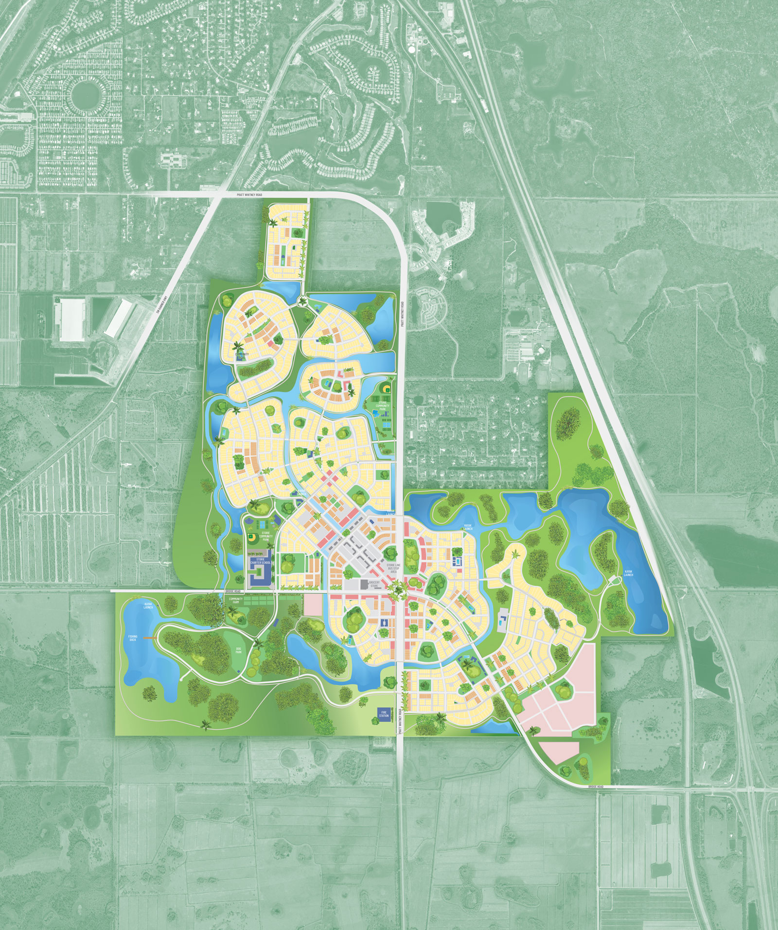 Illustrative Site Plan of Storie in Martin County Florida