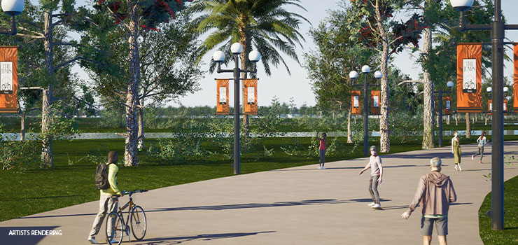 Artist Rendering Of Public Park