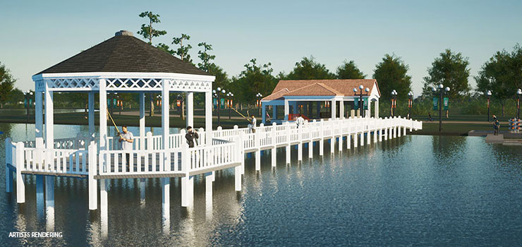 Artist Rendering Of Waterfront Community Park