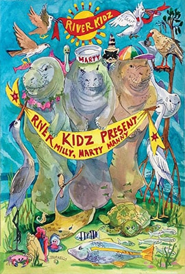 Riverkidz poster for clean water